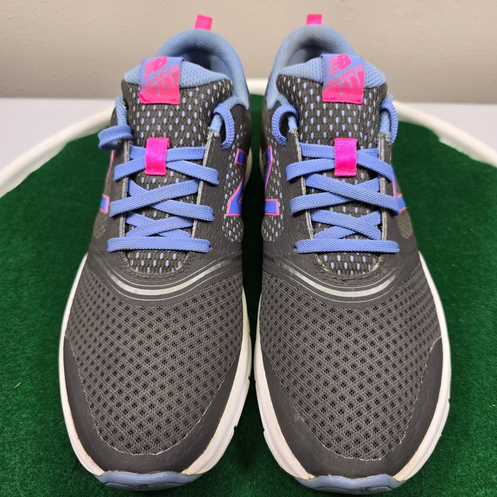 New Balance 711 Cush+ Training Shoes Womens 11 Grey Pink Blue WX711SP Clean!